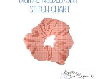Rosa Scrunchie Nadelspitze Muster | Girly Aesthetic 13 Mesh (Digitaler Download)