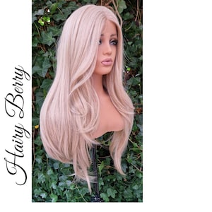 asymmetrical wig, belle lace wig, Lace Front Wig, drag queen wig, platinum blonde wig, cosplay wig, blonde wig, wigs for white women