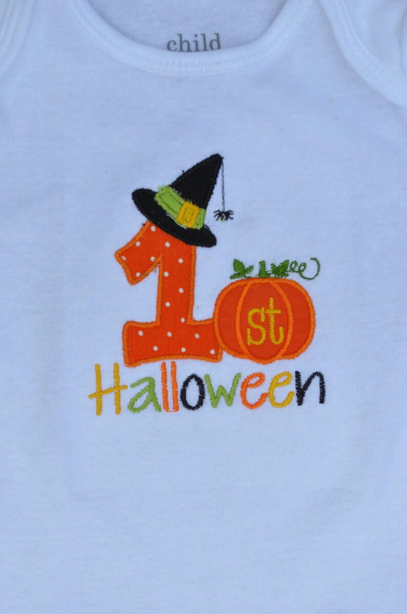 My first Halloween on baby onesie Etsy