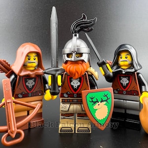 LEGO Minifigures - Castle Wolfpack Bandits - YOU PICK - 100% Genuine Lego - Castle accessories Includes everything seen! - Ships Fast!