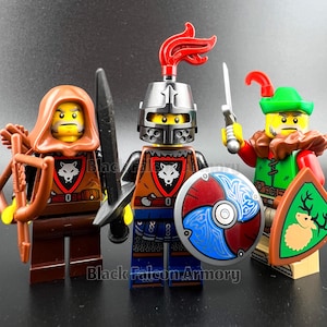 LEGO Minifigures - Castle Wolfpack Forestman Bandits - 100% Genuine Lego - Castle accessories Includes everything seen! - Ships Fast!