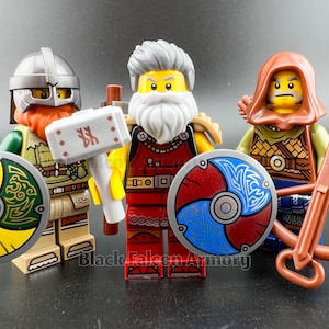 LEGO Minifigures - Castle Vikings - 100% Genuine Lego - Castle accessories Includes everything seen! - Ships Fast!