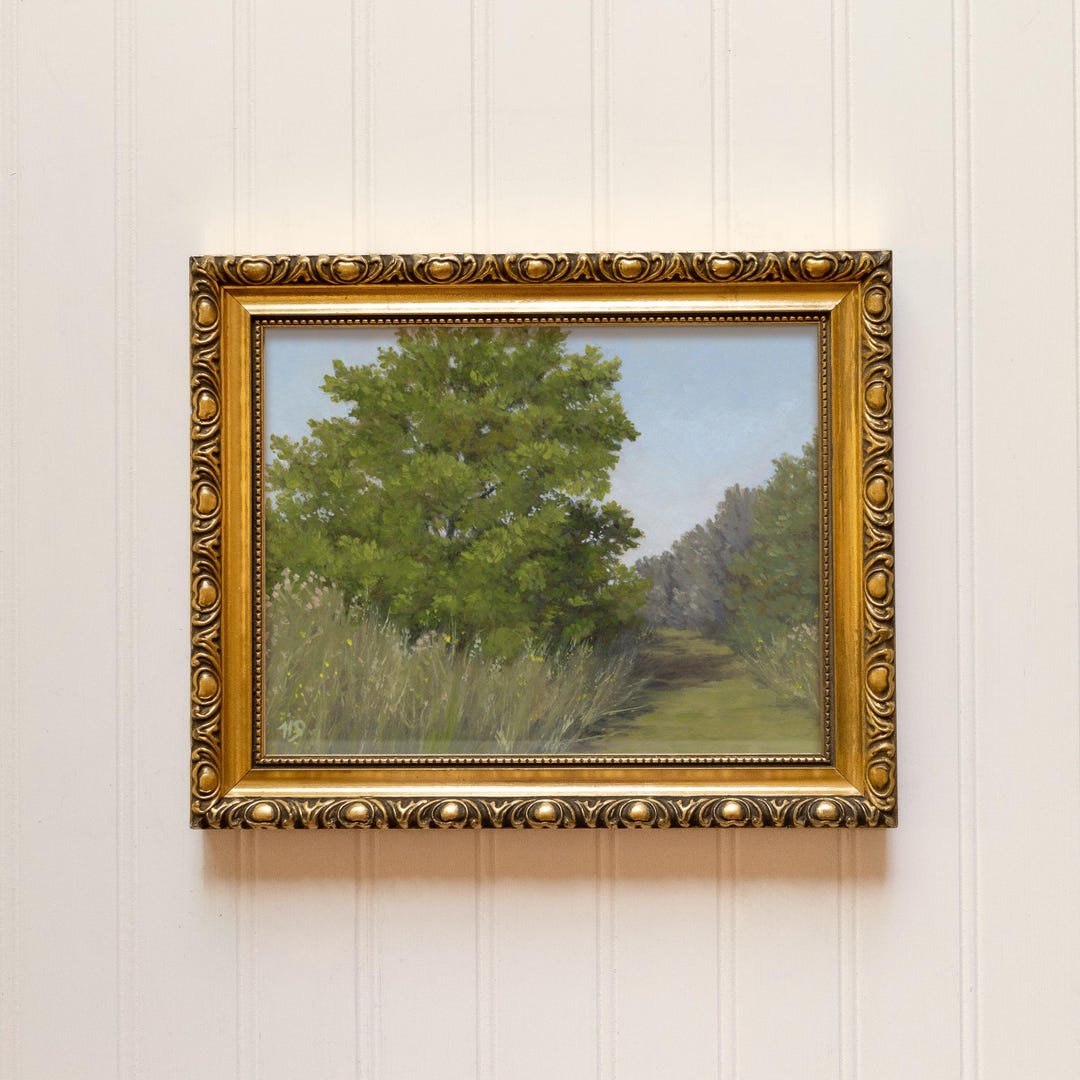 Shaded Path Print: California Impressionist Landscape (unframed) - Etsy