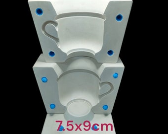 7.5 x 9cm Cup Plaster Mold: Ceramic Slip Casting