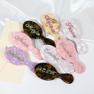 Personalized Hair Comb,Custom Name Hair Brush,Custom Hair Accessories,Custom Name Hair Comb,Hair Claw Clip,Wedding Bridesmaid Accessories
