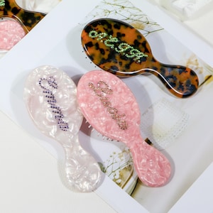 Custom Hair Accessories,Personalized Hair Comb,Custom Name Hair Brush,Custom Name Hair Comb,Hair Claw Clip,Wedding Bridesmaid Accessories