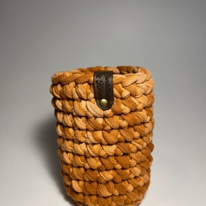 Crocheted Recycled T-Shirt Coozie