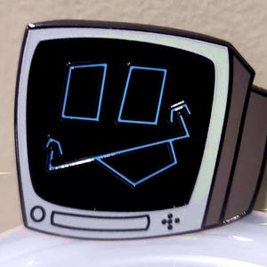 Ace The TV 1.5 Inch Hard Enamel Pin