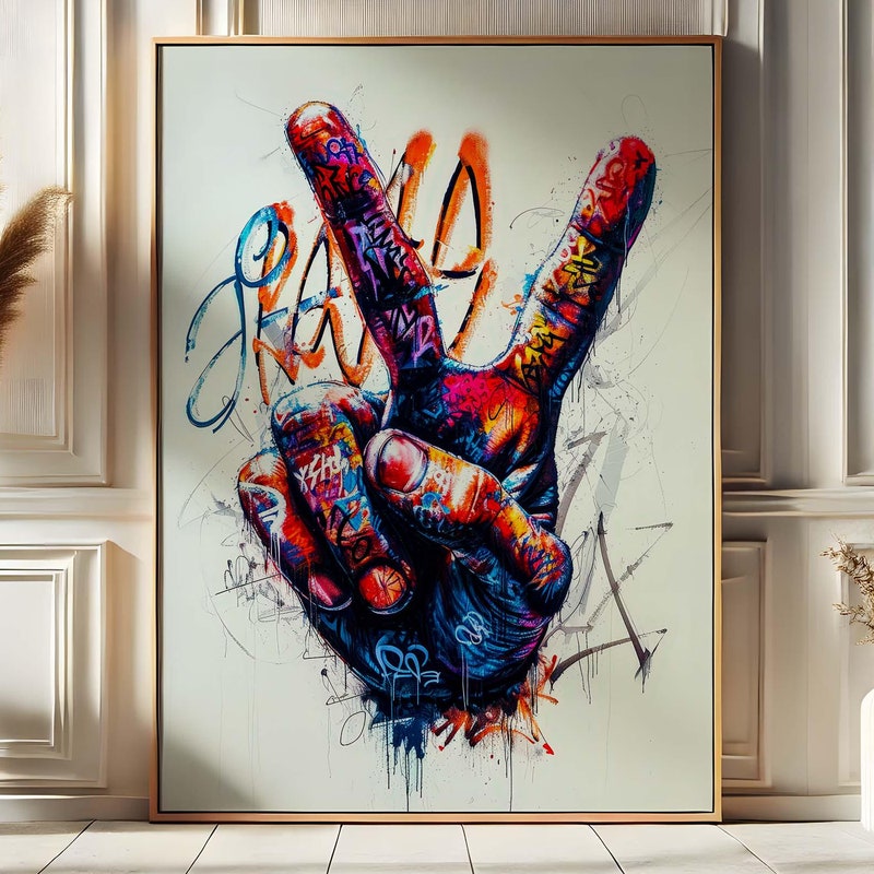 Peace Sign Wall Art Etsy 