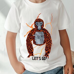 Gorilla tag gamer classic t-shirt gorilla tag VR Monkey Game Tee VR game graphics kids games gaming merchandise Tee Birthday Gorilla Tag Tee