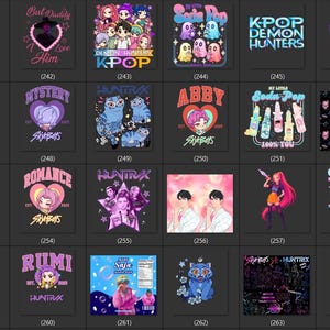 Sudadera con capucha personalizada de KPop Demon: Sudadera estampada de Huntrix imagen 13
