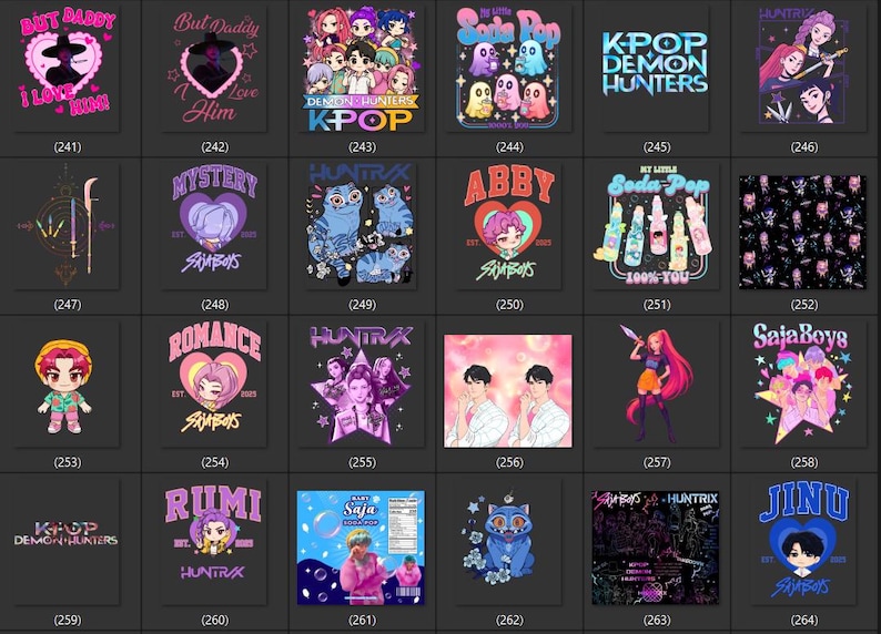 Sudadera con capucha personalizada de KPop Demon: Sudadera estampada de Huntrix imagen 13