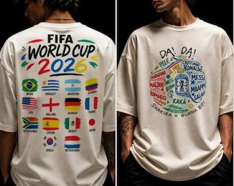 World Cup 2026 Comfort Colors® T-shirt, Soccer Football Vector Graphic , Trendy Sports Apparel Clipart tee