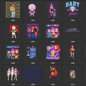 Sudadera con capucha personalizada de KPop Demon: Sudadera estampada de Huntrix imagen 15