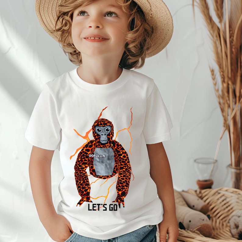 Gorilla tag gamer classic t-shirt gorilla tag VR Monkey Game Tee VR game graphics kids games gaming merchandise Tee Birthday Gorilla Tag Tee
