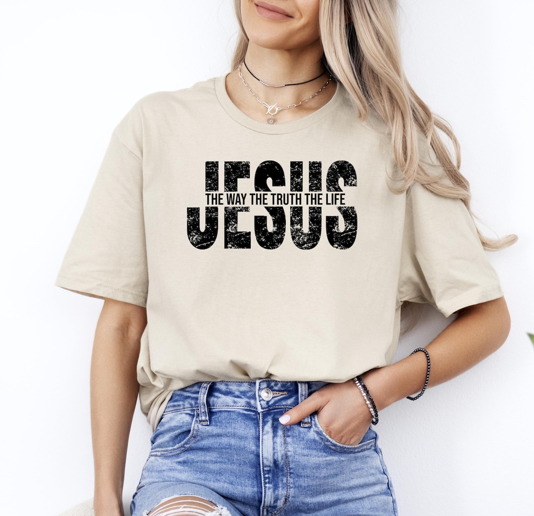 Jesus T-shirt: Bible Verse Christian Faith Tee - Etsy