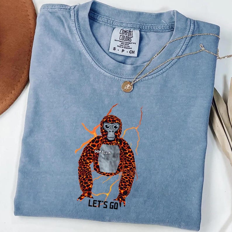 Gorilla tag gamer classic t-shirt gorilla tag VR Monkey Game Tee VR game graphics kids games gaming merchandise Tee Birthday Gorilla Tag Tee
