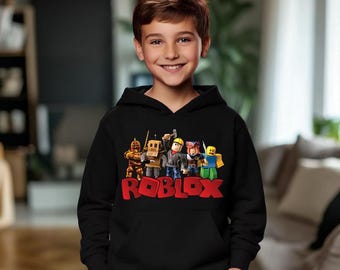 Kids Roblox Sweatshirt Hoodie, Roblox Character Shirt, Birthday Gift,