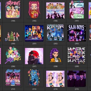 Sudadera con capucha personalizada de KPop Demon: Sudadera estampada de Huntrix imagen 11