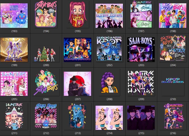 Sudadera con capucha personalizada de KPop Demon: Sudadera estampada de Huntrix imagen 11