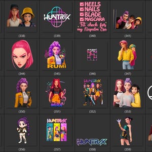 Sudadera con capucha personalizada de KPop Demon: Sudadera estampada de Huntrix imagen 16