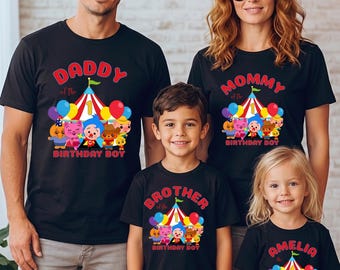 Custom Plim Plim Birthday T-Shirts, Family Matching Shirts