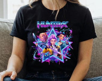 Kpop Demon  Comfort Colors Shirt: Huntrix Saja Girls Anime Fan Shirt