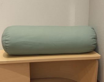 Round Cotton Yoga Bolster: Back Support & Chest-Opening