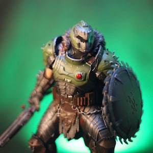 Doom: The Dark Ages Doomguy Slayer Figure | 3D Printed | 18cm / 7 in | Hand Painted | DOOM | unofficial