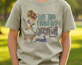 Kids Hunting Season Graphic Tee Western Deer Turkey Toddler Tee Outdoor Wildlife Youth Shirt Country Boy Gift