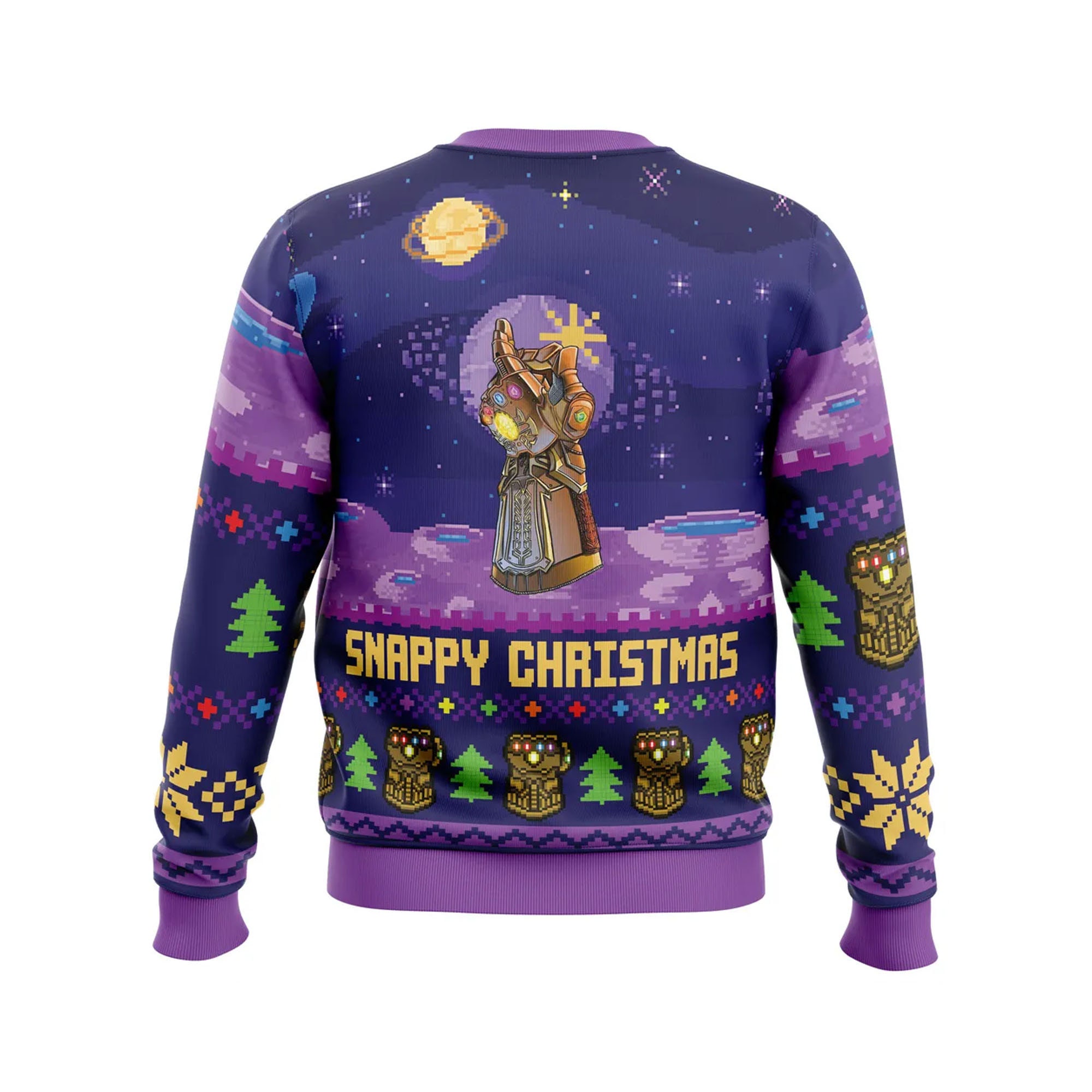 Snappy Christmas Infinity Gauntlet Marvel Ugly Christmas Sweater