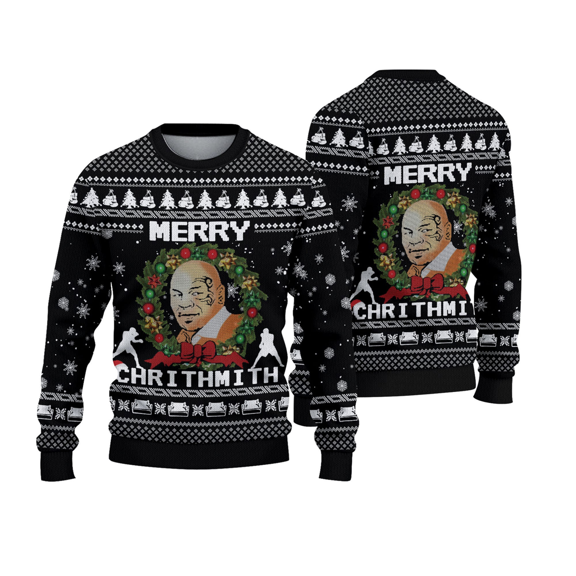 Mike Tyson Merry Christmith Christmas Sweater