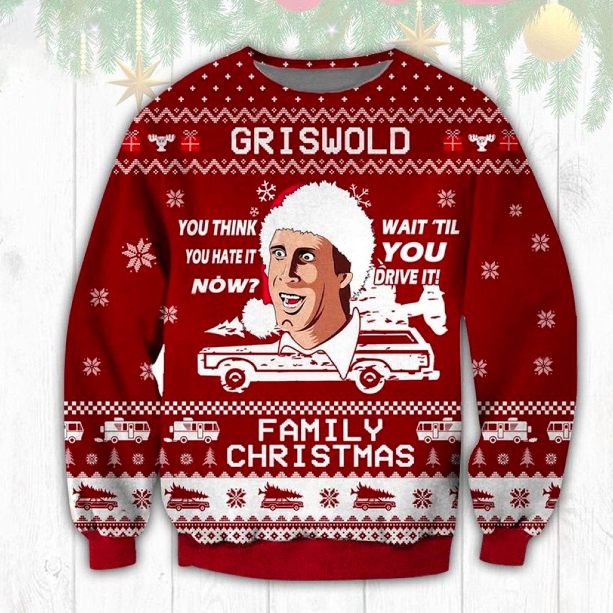 Discover Griswold Family's Christmas Party Ugly Christmas Sweater
