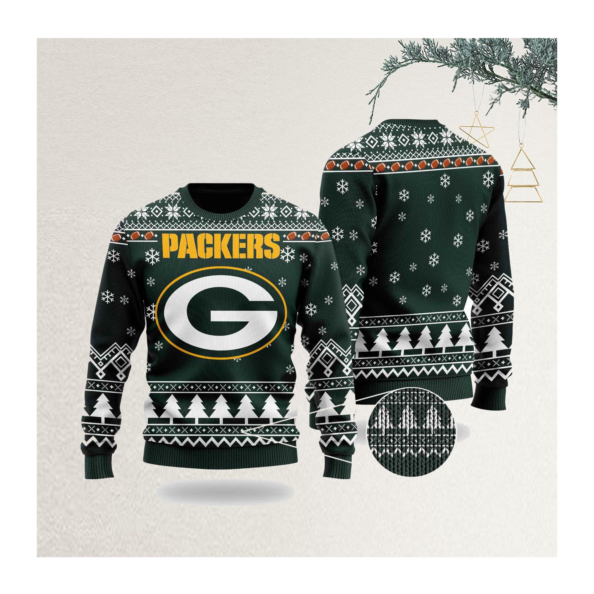 Discover Green Bay Football Ugly Christmas Sweater