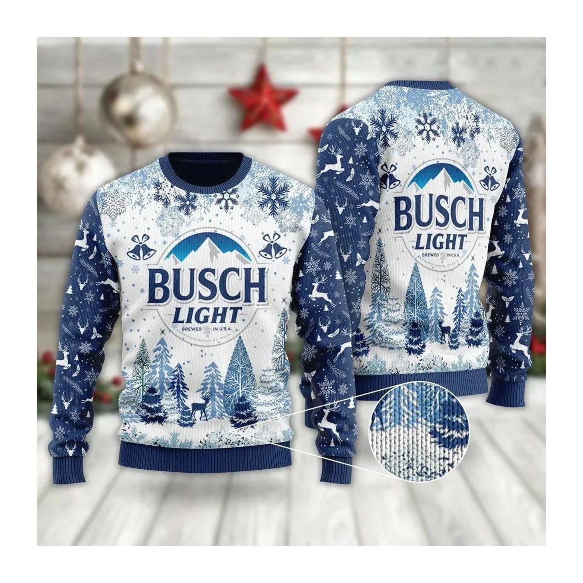 Discover Busch Light Funny Christmas Sweater