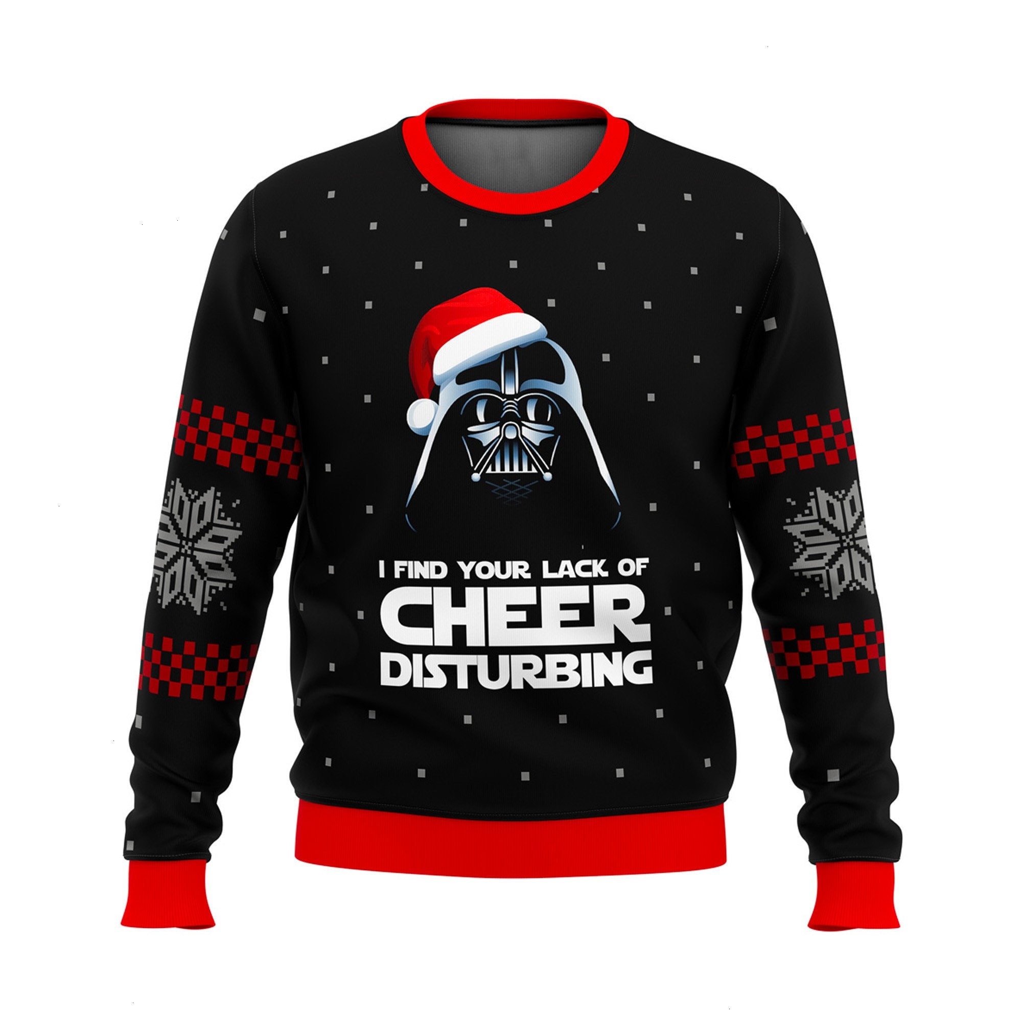 Discover Star Wars Darth Vader Lack of Cheer Ugly Christmas Sweater