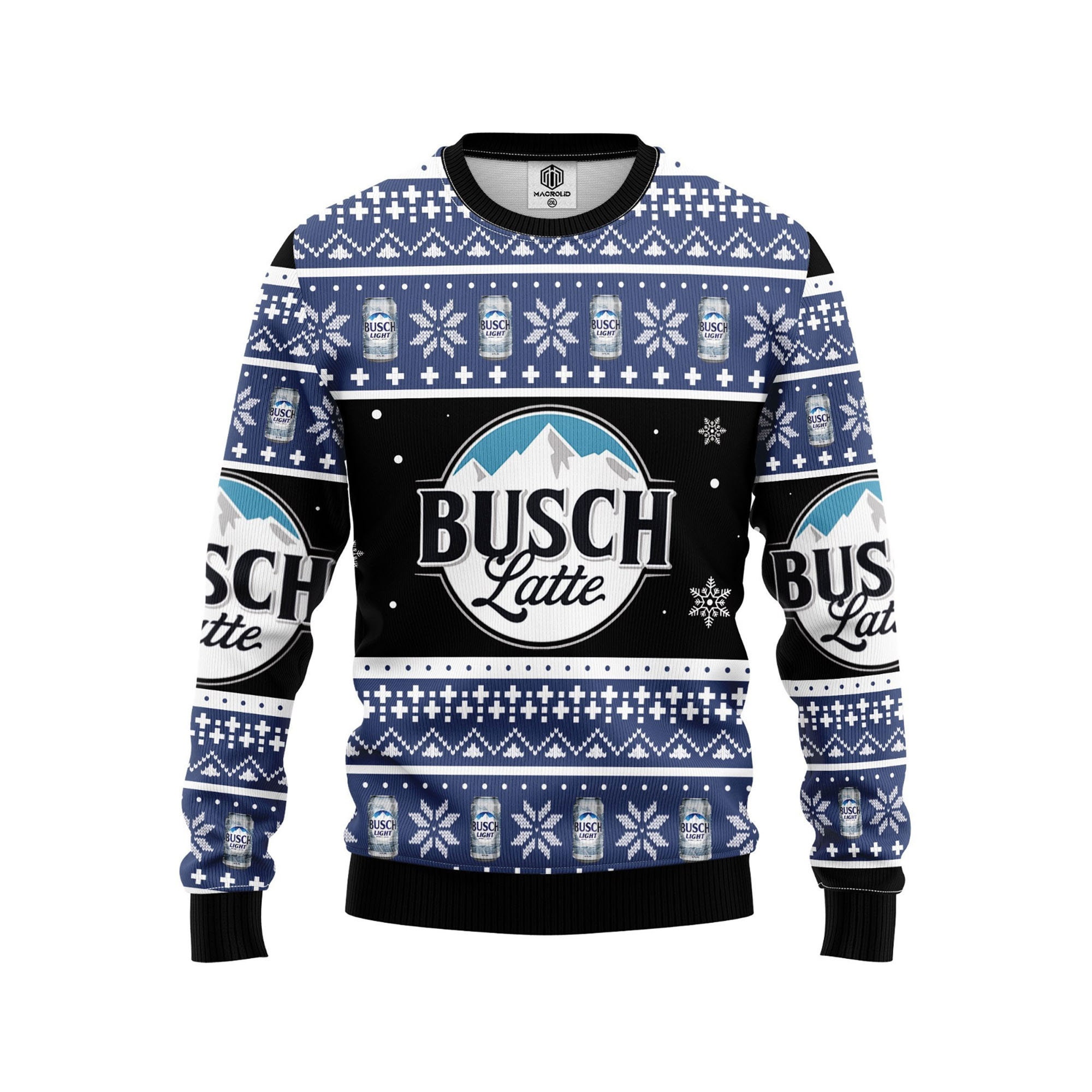 Discover Busch Latte Merry Christmas Sweater