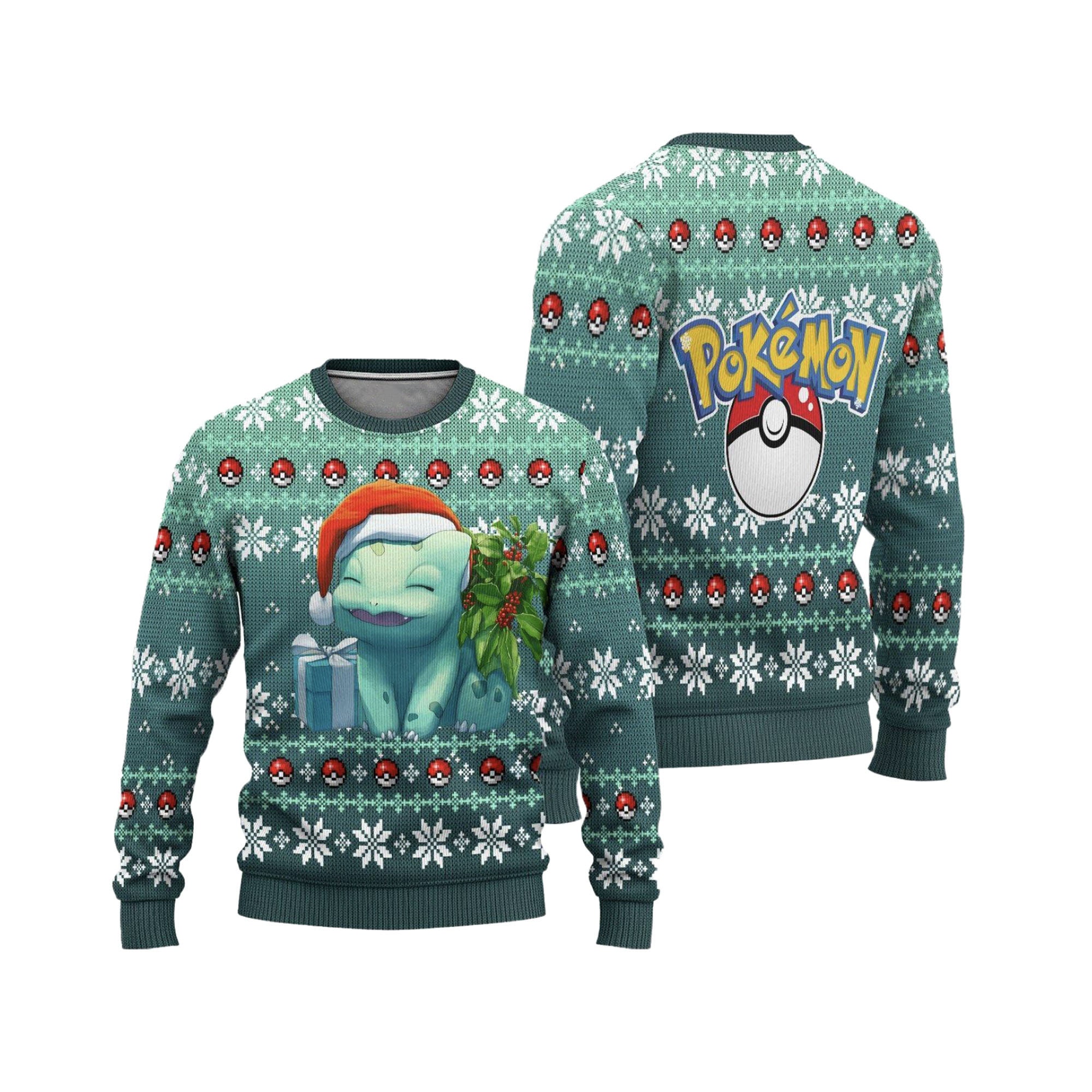 Discover Squirtle Anime Ugly Christmas Sweater