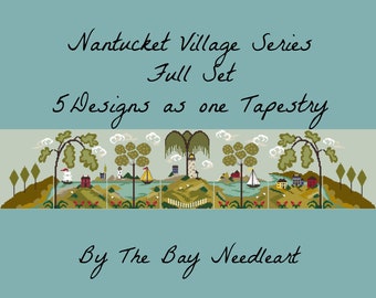 Nantucket Village Series Full Set Counted Cross Stitch Charts