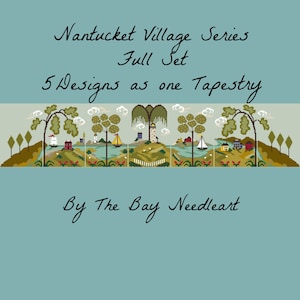 Nantucket Village Series Full Set Counted Cross Stitch Charts