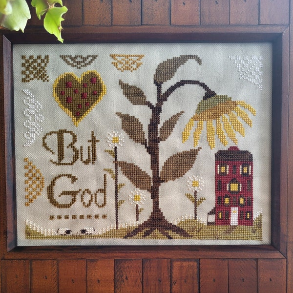 But God counted cross stitch pattern