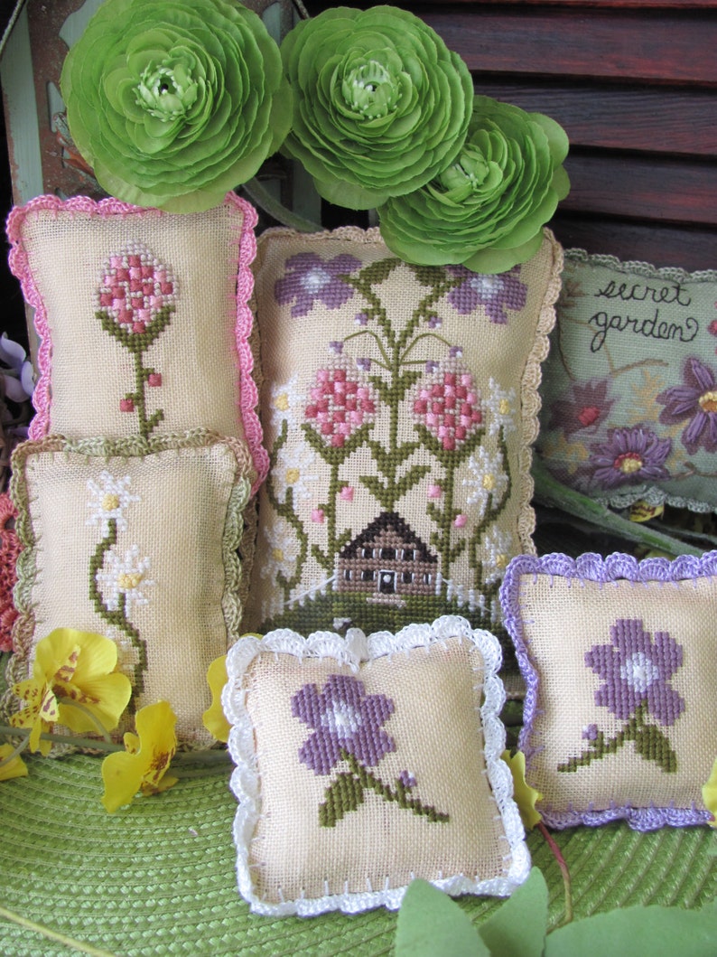 My Secret Garden Counted Cross Stitch Chart | Etsy