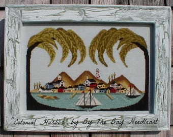 Colonial Harbor counted cross stitch design