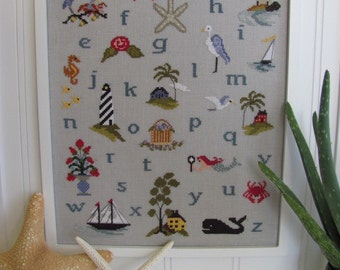 Counted Cross Stitch Chart Spot Of The Bay Sampler