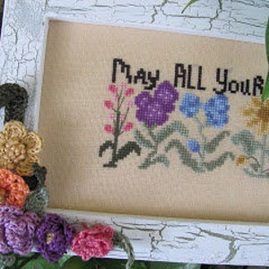 Garden Of Wildflowers Counted Cross Stitch Chart in PDF image 7