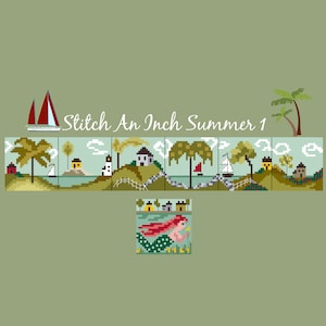 Stitch An Inch Summer Pack 1 Counted Cross Stitch Chart