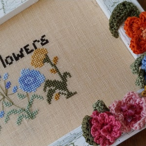 Garden Of Wildflowers Counted Cross Stitch Chart in PDF image 3