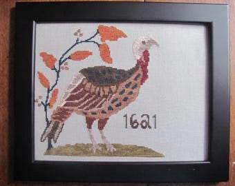 Mister Turkey Cross Stitch Pattern PDF