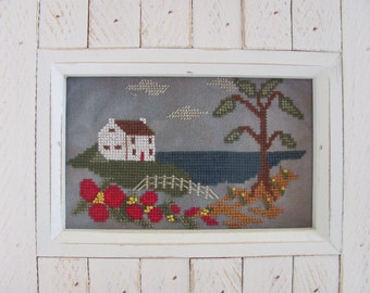 Home By The Sea counted cross stitch pattern