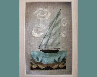 Smooth Sailing counted cross stitch chart